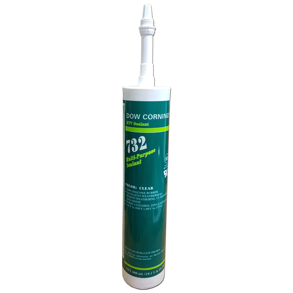 Dow Corning Food Grade 732 MultiPurpose RTV Silicone Sealant, Color