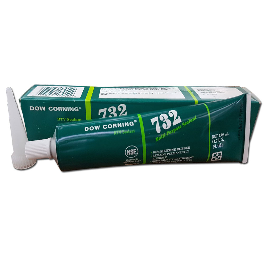 Dow Corning 732 Multi-Purpose Food Grade RTV Silicone Sealant, Color ...