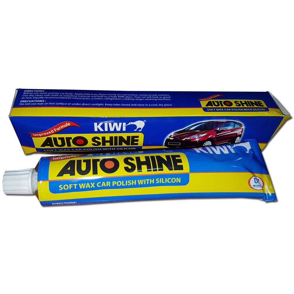 Kiwi 83g Auto Shine Soft Wax Car Polish With Silicone and UV Protection